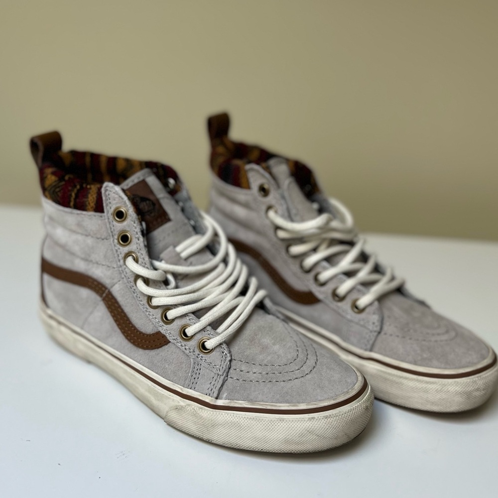 Vans Sk8-Hi MTE shoes in the "Knit Geo/Tan IOB Size 7‎
